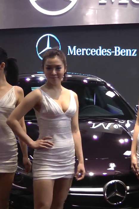 [车展美女视频]ID0066 车展视频-2014台北車展MercedesBenz名模2