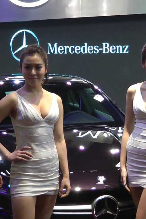 [车展美女视频]ID0066 车展视频-2014台北車展MercedesBenz名模2