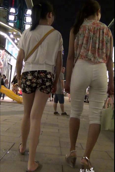 [街拍客视频]jx0595 性感白裤美臀少妇